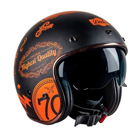 Casque Dexter Element Dmc Casque Jet Motoblouz Casque Vintage