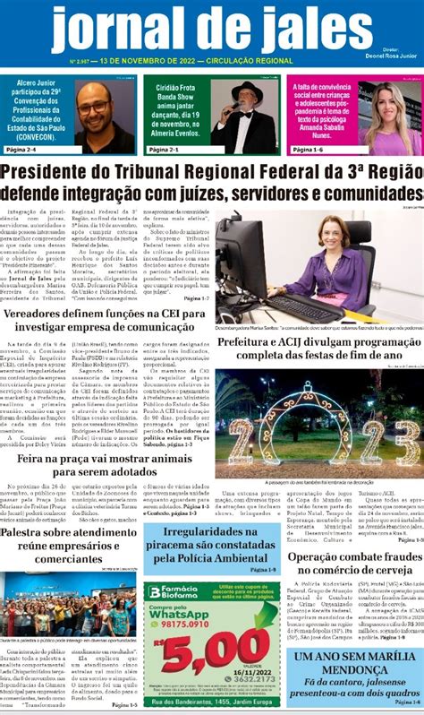 JORNAL DE JALES ANALICE FERNANDES NÃO INCLUI PREFEITO LUÍS HENRIQUE EM