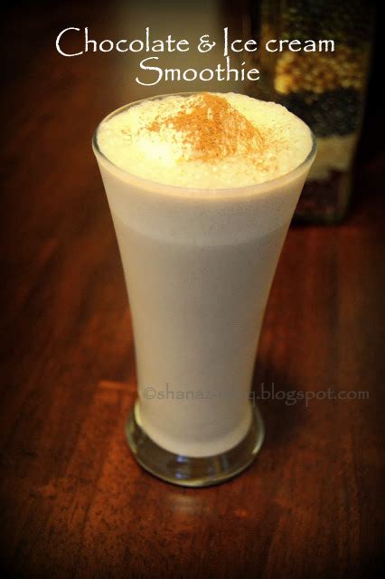 Chocolate And Ice Cream Smoothie Shanaz Rafiq Recipes