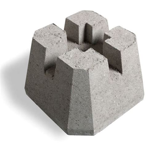 Shaw Brick 4 Inch X 4 Inch Deck Block The Home Depot Canada