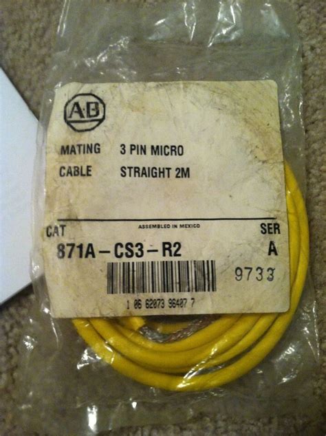 New Lot Allen Bradley A Cs R Cordset Cable Mating M Pin Micro