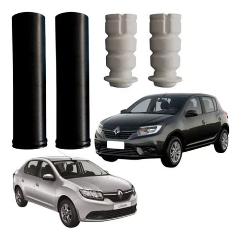 Kit Batente Coifa Amortecedor Traseiro Renault Sandero Logan Mercadolivre