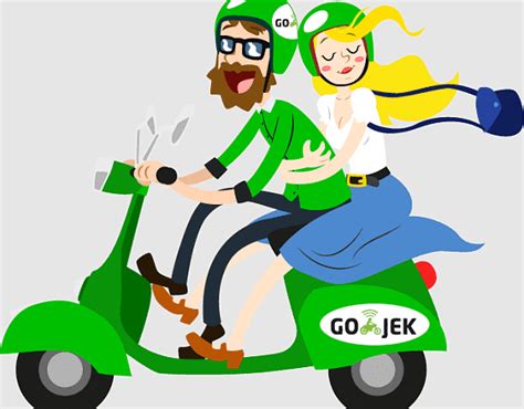 Go Jek Go Jek Gojek Motorcycle Taxi Grab Taxi Indonesia Ber