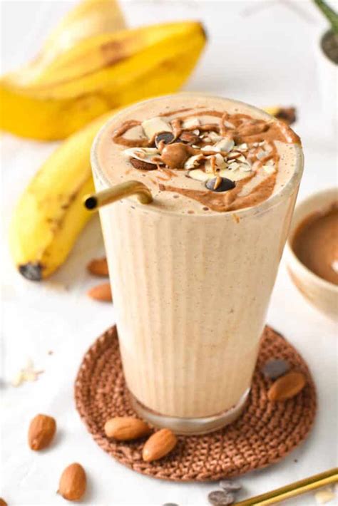 Banana Almond Butter Smoothie The Conscious Plant Kitchen