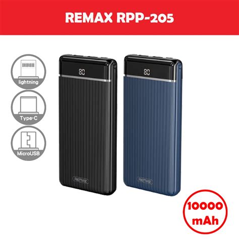 Original Remax Powerbank RPP 205 10000mAh Musa II Series PD And QC