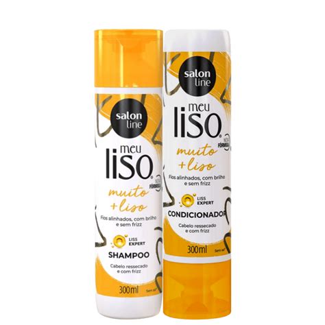Meu Liso Salon Line - Kit Salon Line Meu Liso Muito+Liso Duo | Beleza na Web