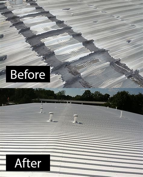 Metal Roof Coatings Km Commercial Roofing