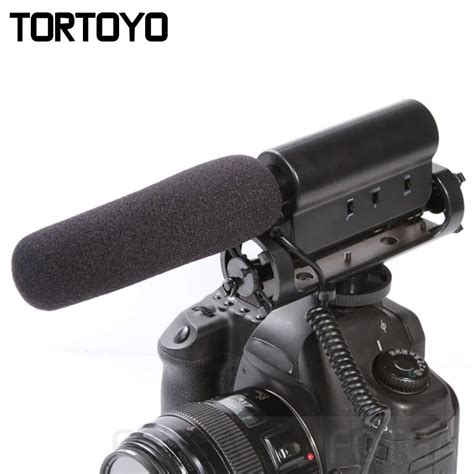 High Quality Professional Gun Interview External Microphone for Canon ...