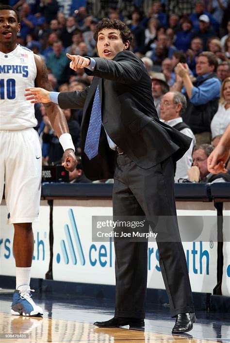 Head Coach Josh Pastner Of The Memphis Tigers Coaches From The News