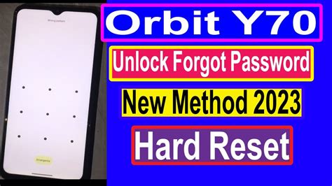 Walton Orbit Y Pin Lock Unlock Forgot Password Orbit Y Hard Reset