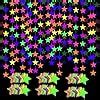 Amazon Feet Uv Neon Paper Star Garland Glow In The Dark