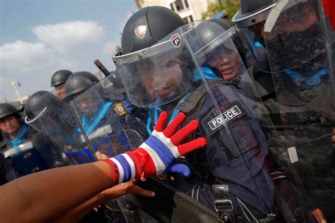 Police And Protestors Clash As Riots Grip Bangkok Time