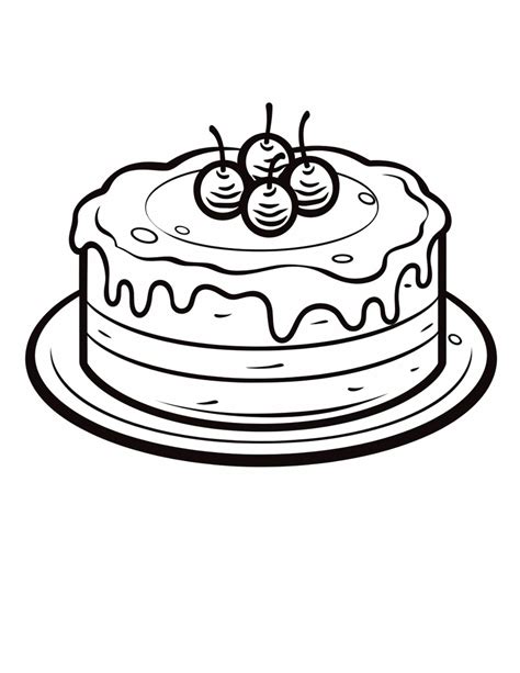 14 Free Printable Cake Coloring Pages For Kids And Adults Skip To My Lou