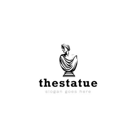 Premium Vector Statue Vector Logo Design