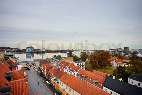 overview of a main street in denmark | Stock image | Colourbox