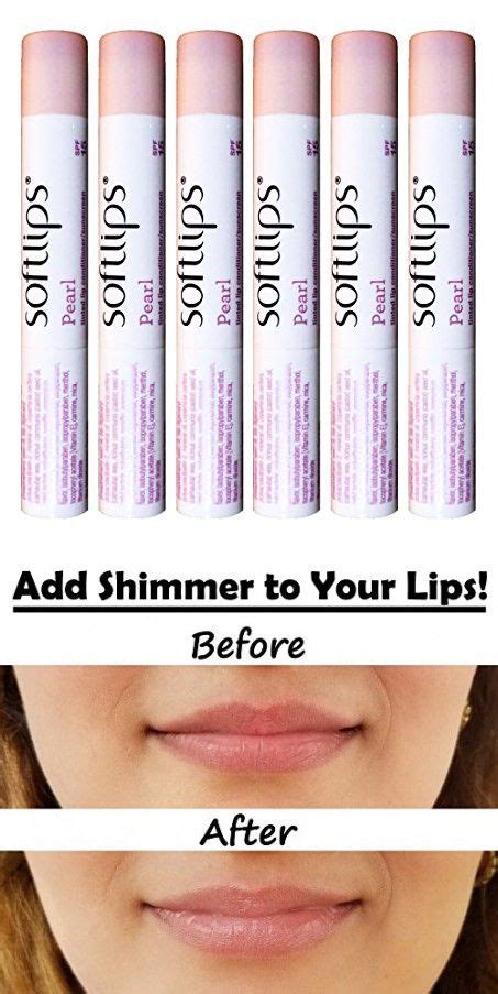 Softlips Tinted Lip Conditioner Moisturizer Pearl 0 07 Oz Pack Of 6 Lip Conditioner Lip