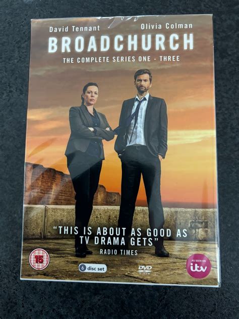 Broadchurch Complete Series To Dvd David Tennant Olivia Colman New