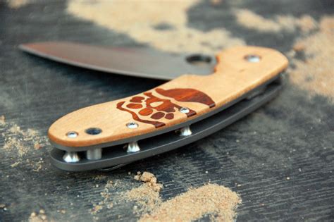 Spyderco Brad Southard Custom Wood Scale V 1 G10lt Custom Made