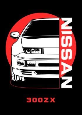 Nissan 300ZX Poster By Faissal Thomas Displate