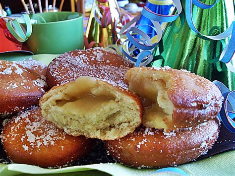 Ma Cuisine V G Talienne Beignets Fourr S La Compote De Pomme Vegan