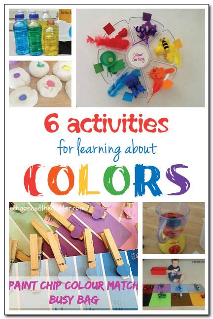 6 Activities For Learning About Colors T Of Curiosity