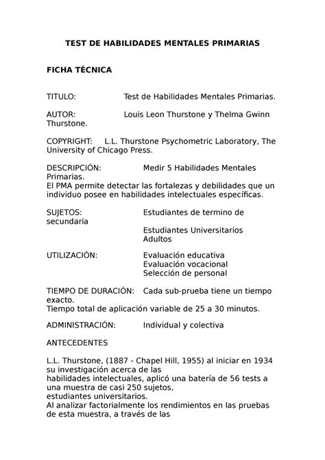 Test De Razonamiento Diferencial Aplicado Trda Test De Habilidades