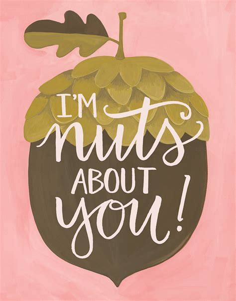 Nuts About You Card By One Canoe Two On Postable My Funny Valentine