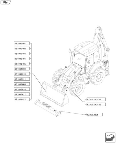 B95CTC BACKHOE LOADER TOOL CARRIER TIER 4A 3 12 82 000 00