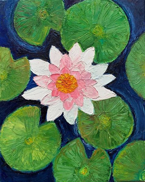 Beautiful Water Lily Painting By Amita Dand Saatchi Art In 2024