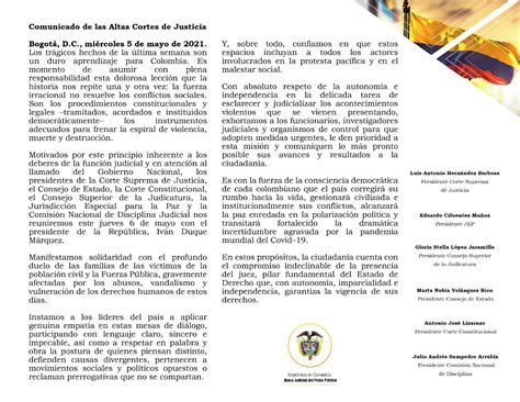 Corte Constitucional On Twitter LaCorteInforma L Comunicado De Las