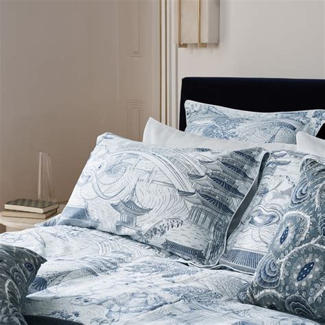 Eastern Palace Bedding By Zoffany In Indigo Blue Buy Online From The