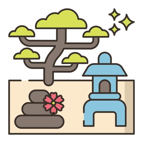 Japanese garden Generic Outline Color icon