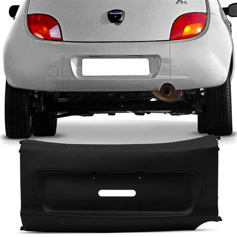 Parachoque Traseiro Ford Ka Hatch Preto Central