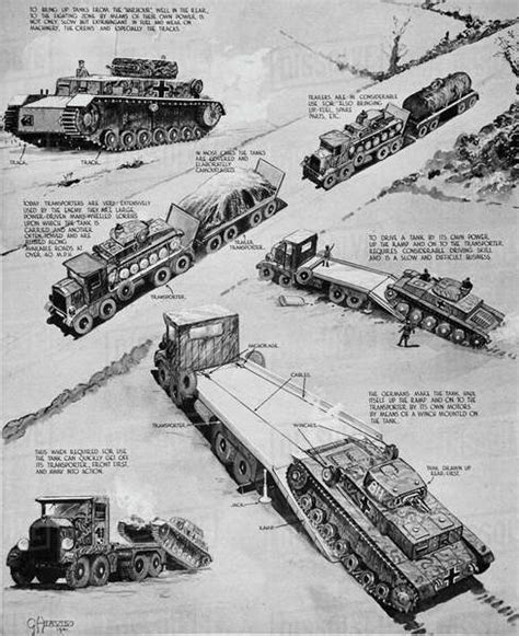 The Illustrated London News 1941. World war II. German tank ...