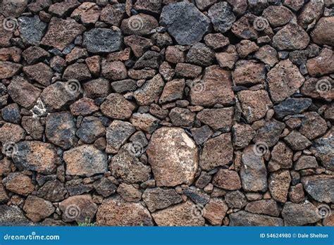 Volcanic Stone Wall Stock Photo Image Of Igneous Rock 54624980