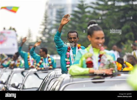 Addis Ababa 28th July 2022 Ethiopian National Athletics Team Members