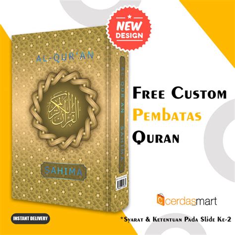 AL QURAN TILAWAH UKURAN SEDANG QURAN UKURAN A5 SEDANG QURAN SAHIMA