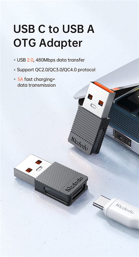 Mcdodo Ot Type C A To Usb A Converter Mcdodo Philippines