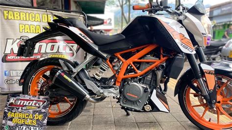 Sonido De Ktm Duke 390 Con Mofles De Kimoto Superbike Youtube