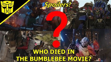 Transformers Bumblebee2018 Spoilers All Characters That Died