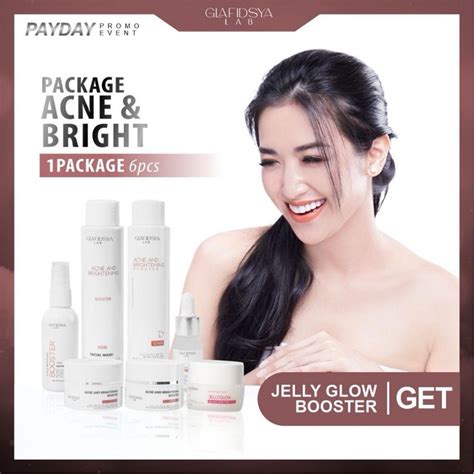 Jual Paket Acne Booster Brigtening Glafidsya Skin Shopee Indonesia