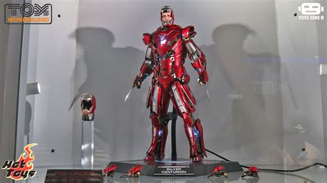 First Look Hot Toys Iron Man Diecast Silver Centurion Armor Suit Up Version Mms618d43 Youtube