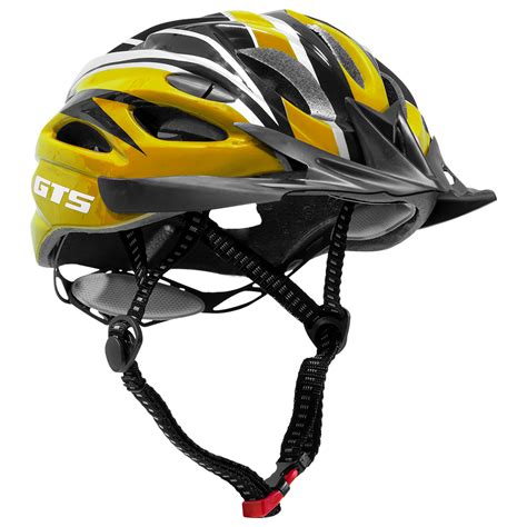 Capacete Ciclismo Gts Tech Led Traseiro