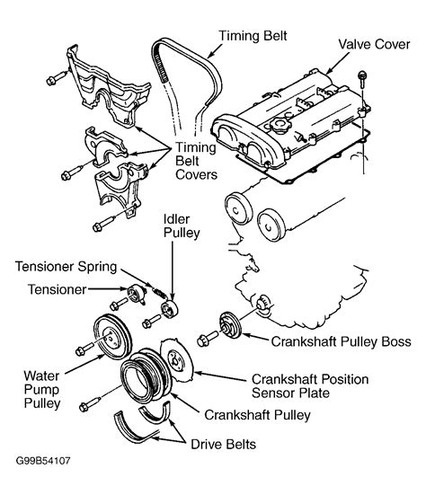 Diagram Mazda Protege Serpentine Belt Routing And Timing Belt