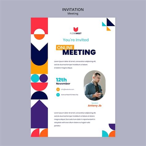 Conference Invitation PSD, High Quality Free PSD Templates for Download ...