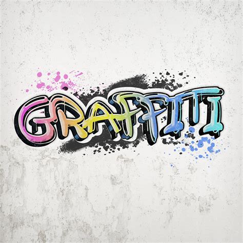 Graffiti Text Effect Fully Editable Masterbundles