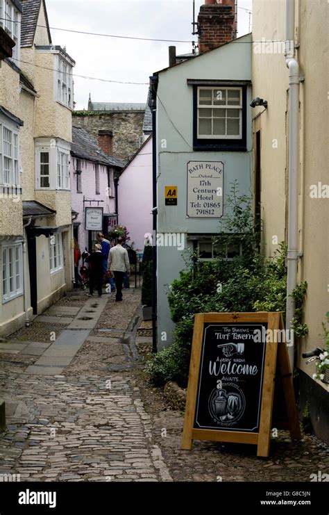 Bath Place, Oxford, UK Stock Photo - Alamy