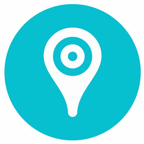 Gps Direction Location Map Navigate Navigation Round Icon