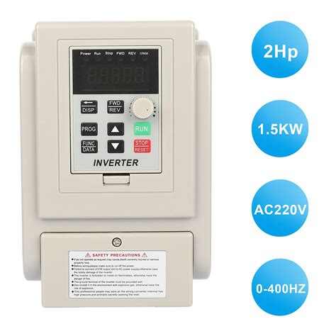 Ac V Kw Hp Variable Frequency Drive Single Phase To Phase Vfd