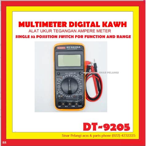 Jual Tool Multitester Digital Alat Ukur Tegangan Ampere Meter Akurat